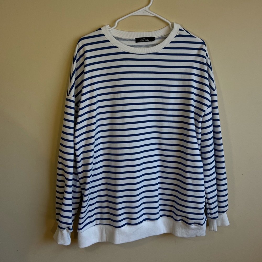 Striped Blue and White Sweater